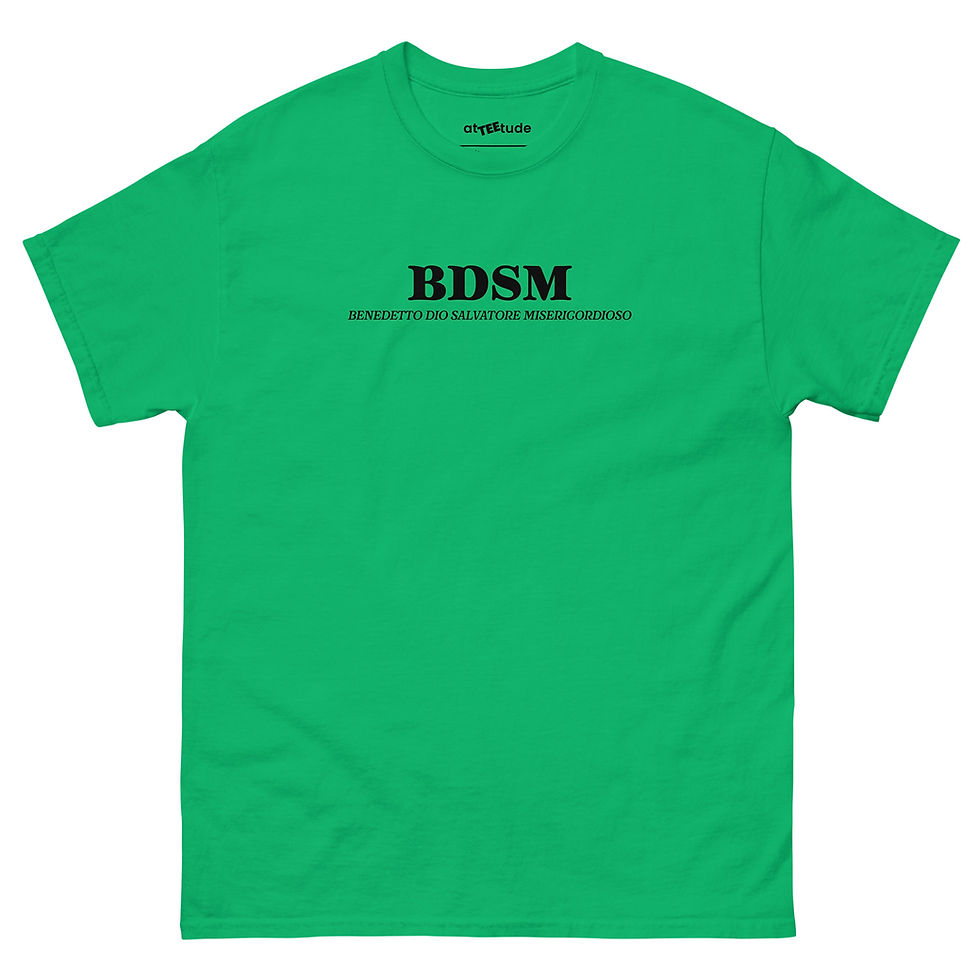 Miniatura: Benedetto… T shirt Unisex Stampa Nera