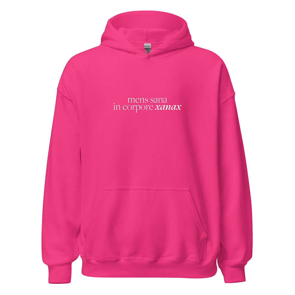 Miniatura: mens sana Felpa Unisex stampa bianca