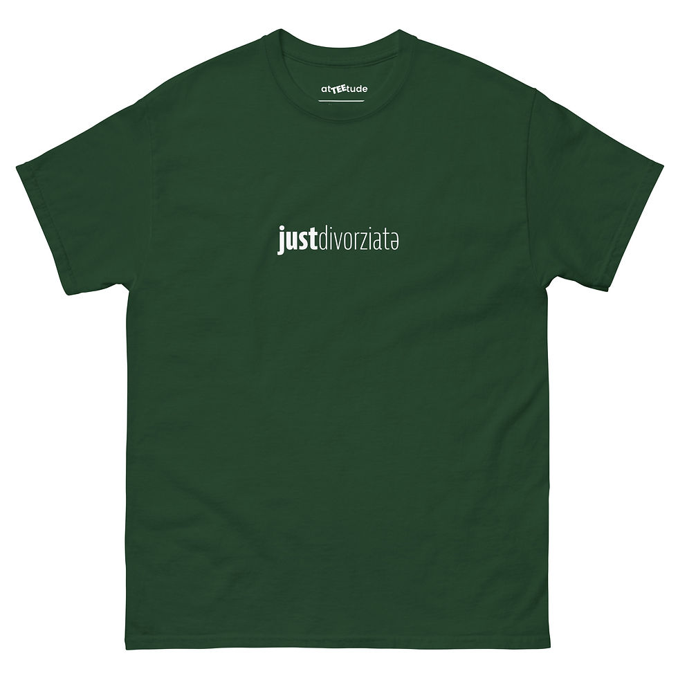 Miniatura: justdivorziatə T shirt Stampa Bianca
