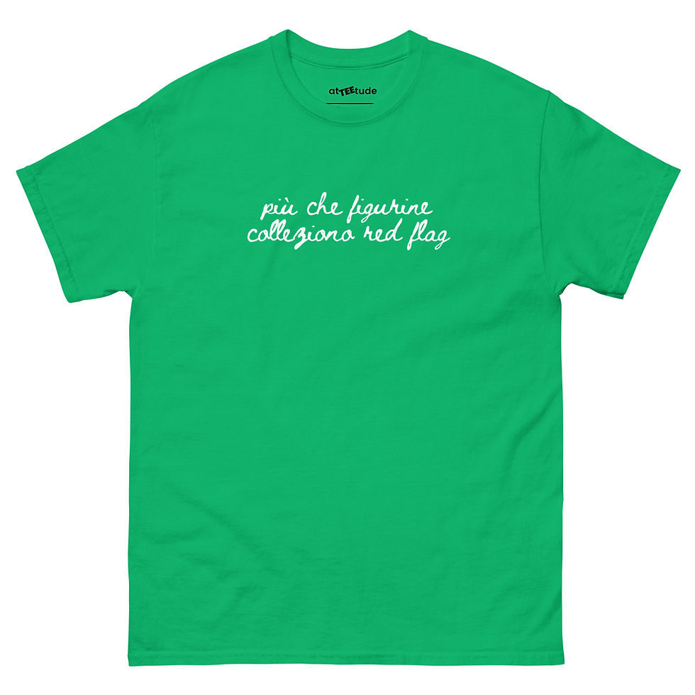 Miniatura: Warning Sign T shirt Unisex Stampa Bianca