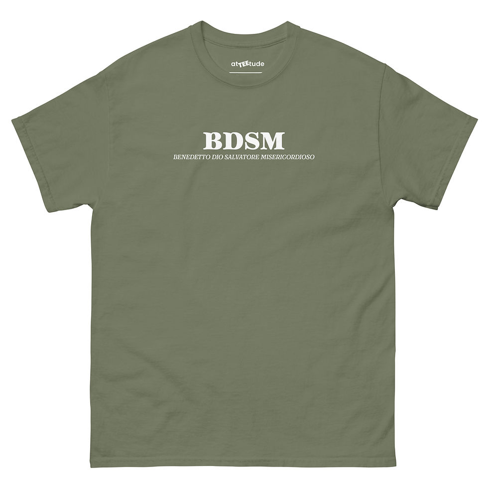 Miniatura: Benedetto… T shirt Unisex Stampa Bianca
