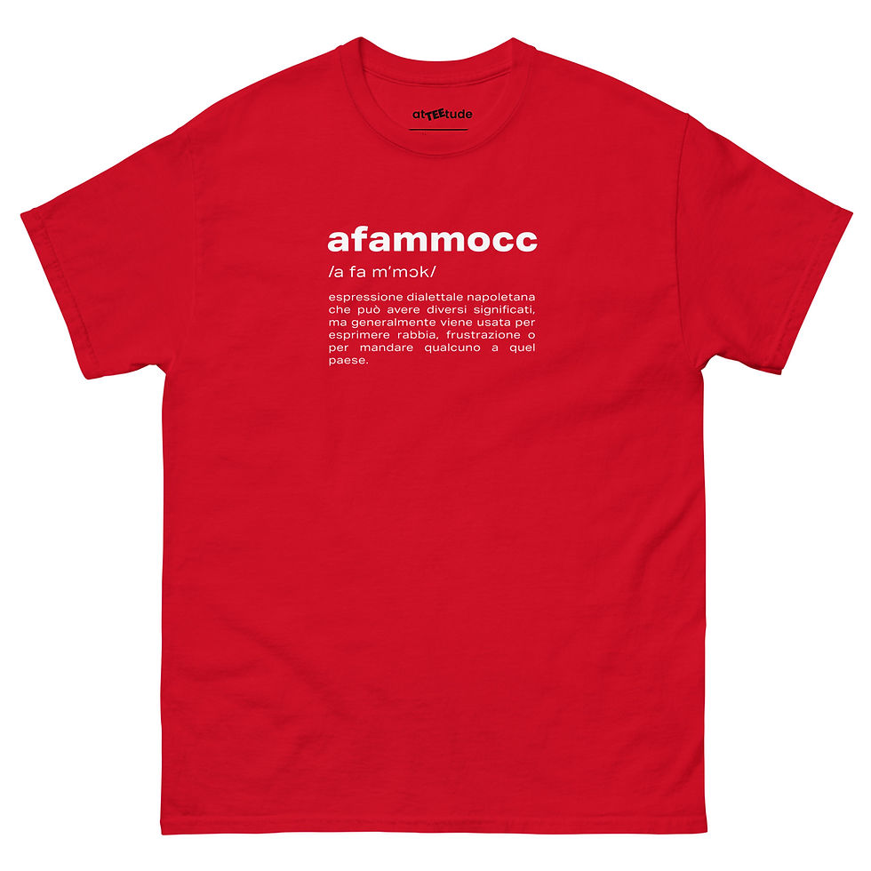 Miniatura: afammocc T shirt  unisex Stampa Bianca