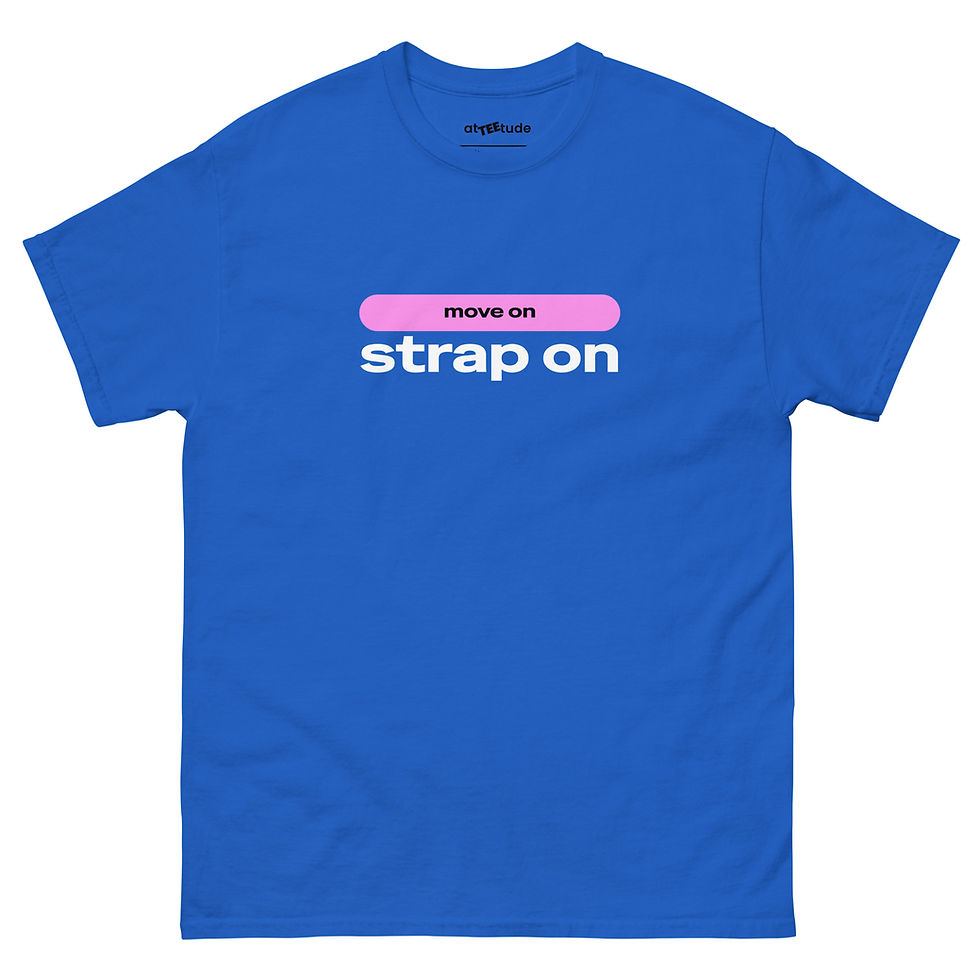 Miniatura: Move On T shirt Unisex Stampa Bianca