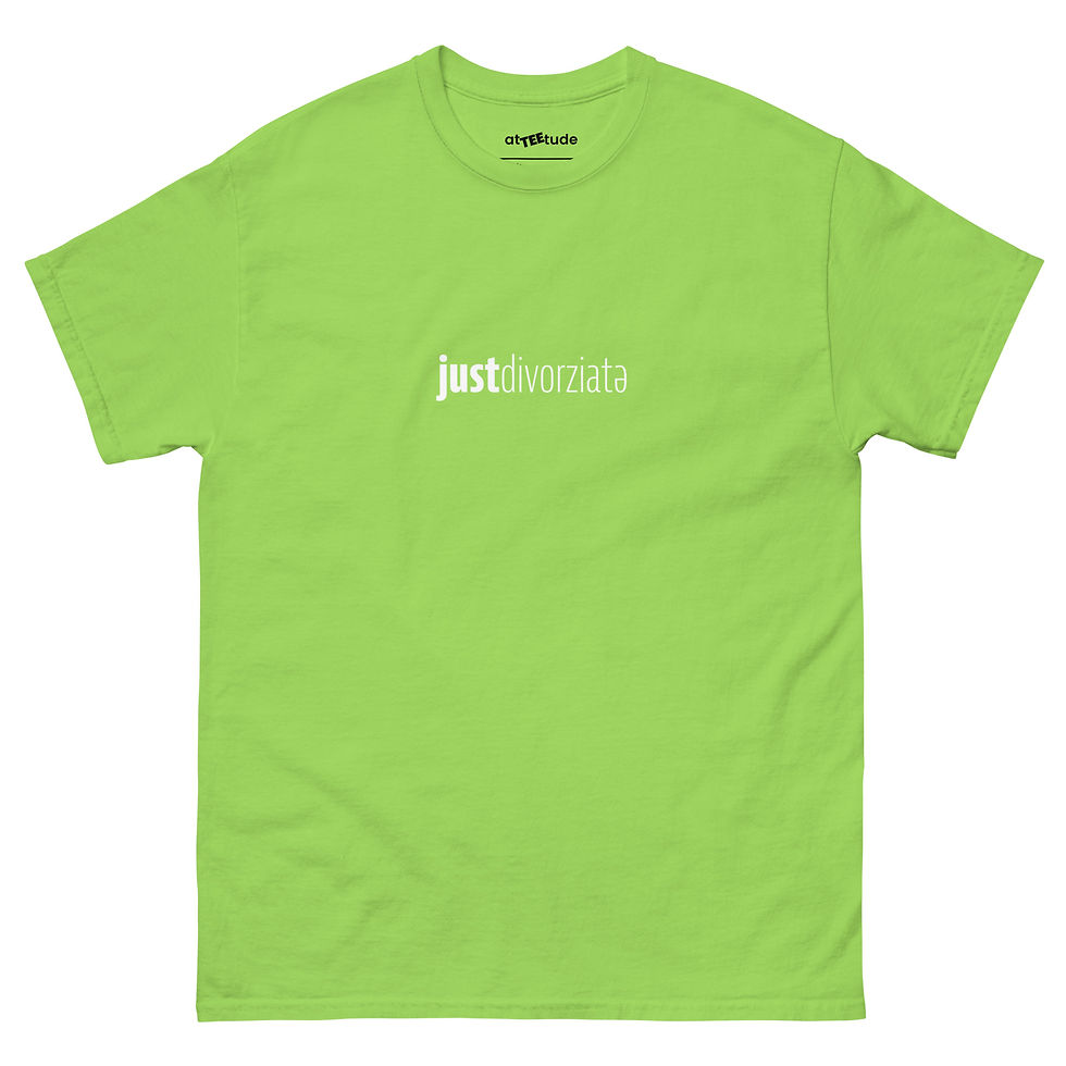 Miniatura: justdivorziatə T shirt Stampa Bianca