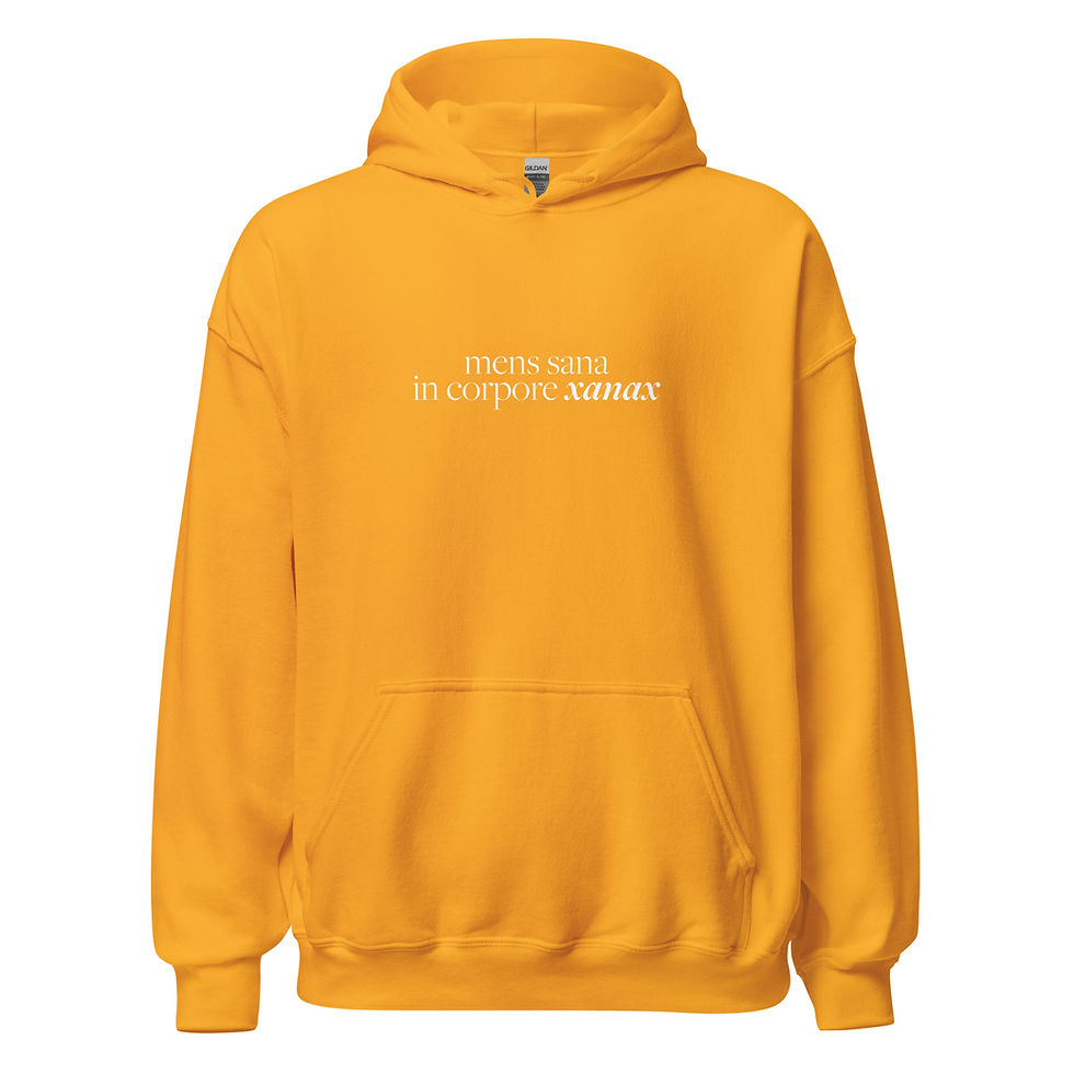 Miniatura: mens sana Felpa Unisex stampa bianca