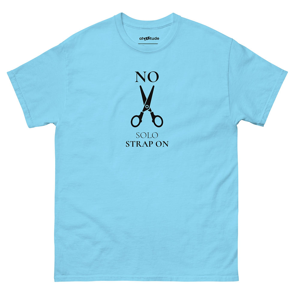 Miniatura: No Sforbiciate T shirt Unisex Stampa Nera