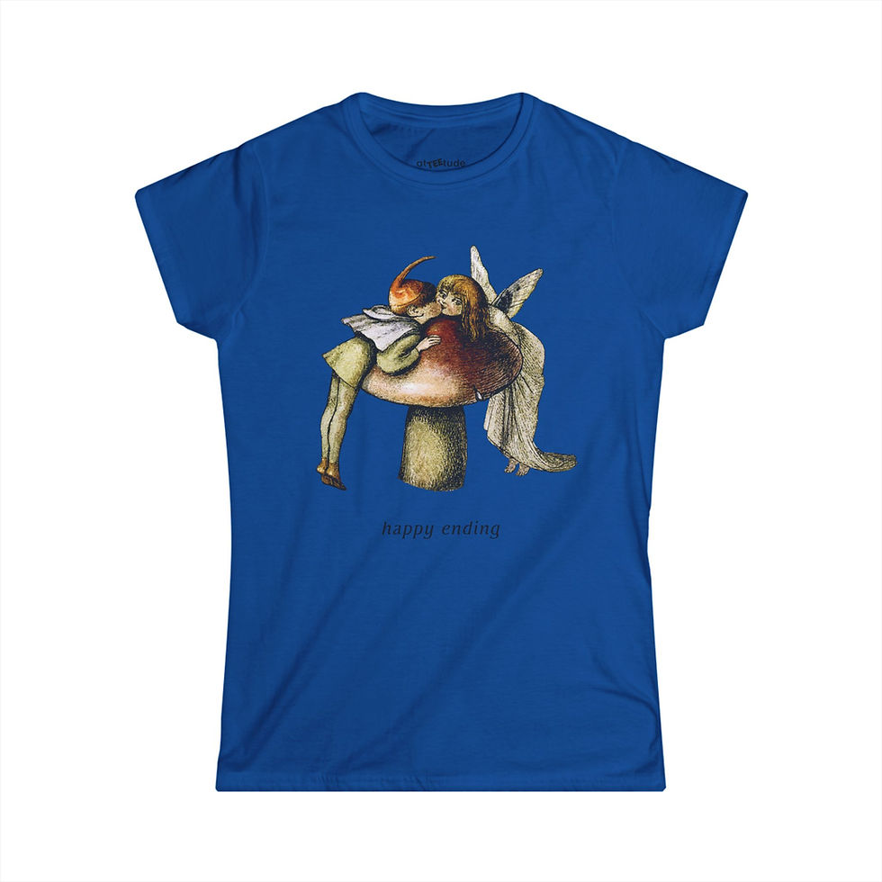Miniatura: Happy Ending T shirt Donna