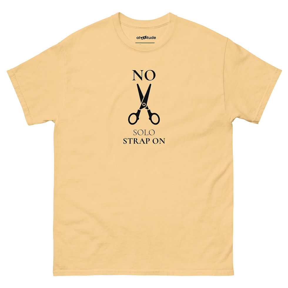 Miniatura: No Sforbiciate T shirt Unisex Stampa Nera