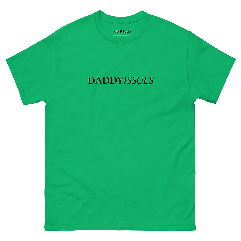 Miniatura: Family Drama T shirt Unisex Stampa Nera