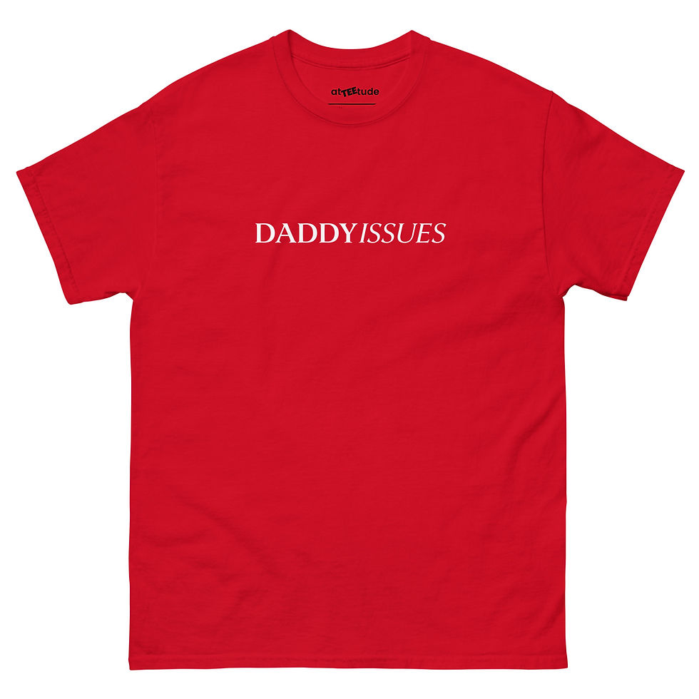 Miniatura: Family Drama T shirt Unisex Stampa Bianca
