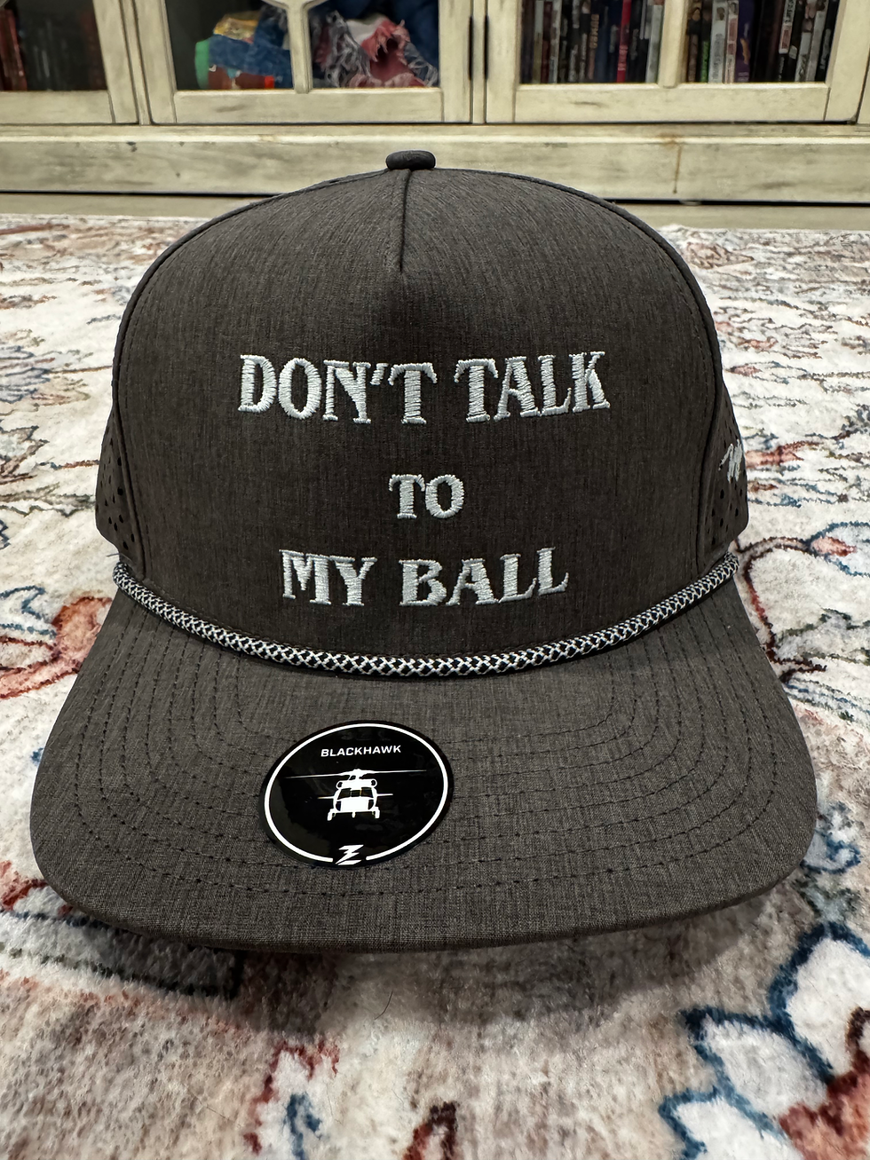 Thumbnail: “Don’t Talk To My Golf Ball” Modern Retro Style Rope Hat