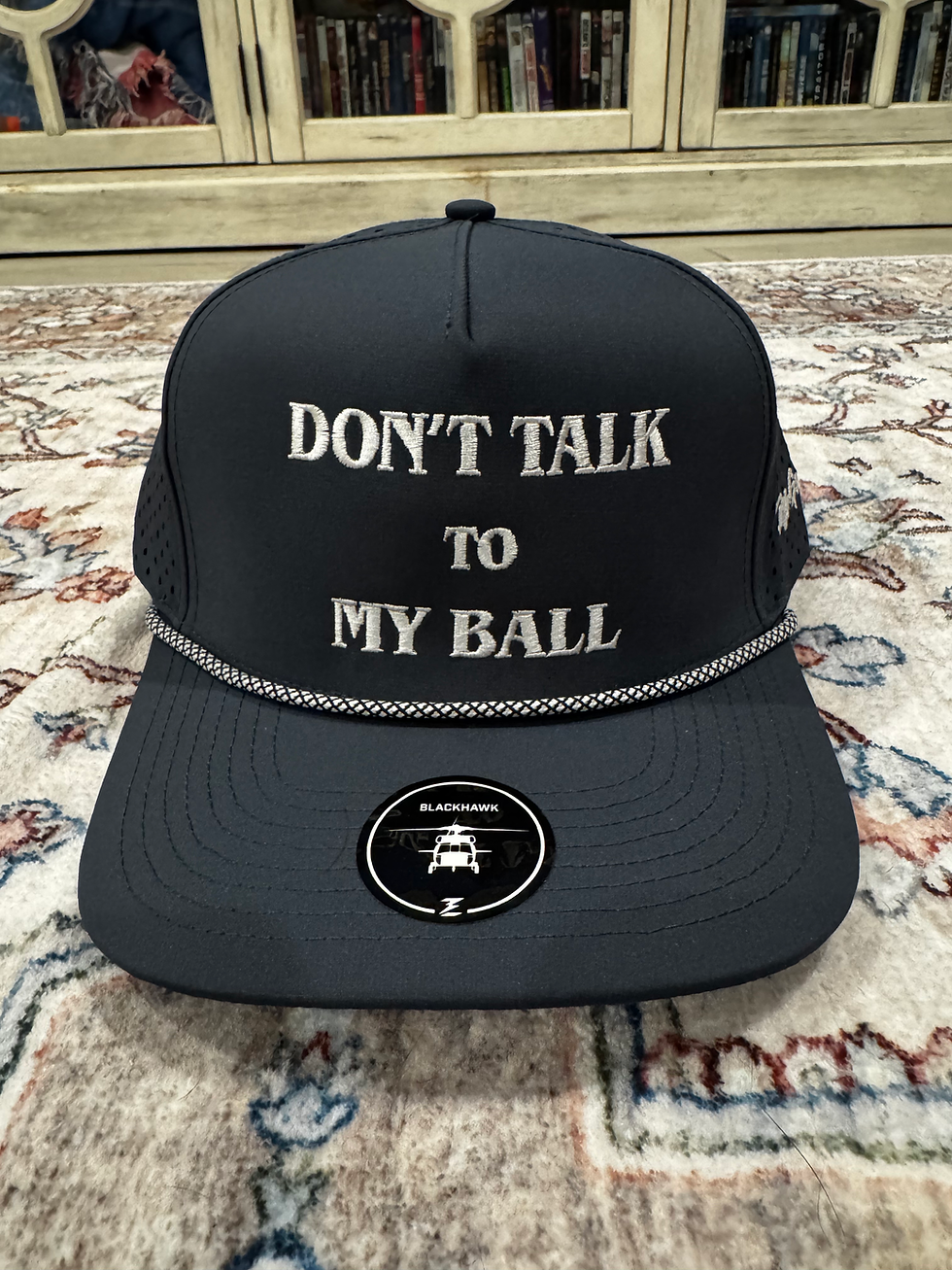 Thumbnail: “Don’t Talk To My Golf Ball” Modern Retro Style Rope Hat