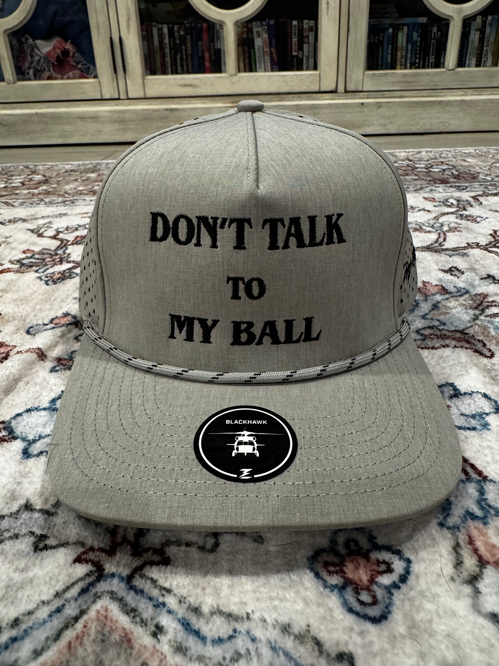 Thumbnail: “Don’t Talk To My Golf Ball” Modern Retro Style Rope Hat