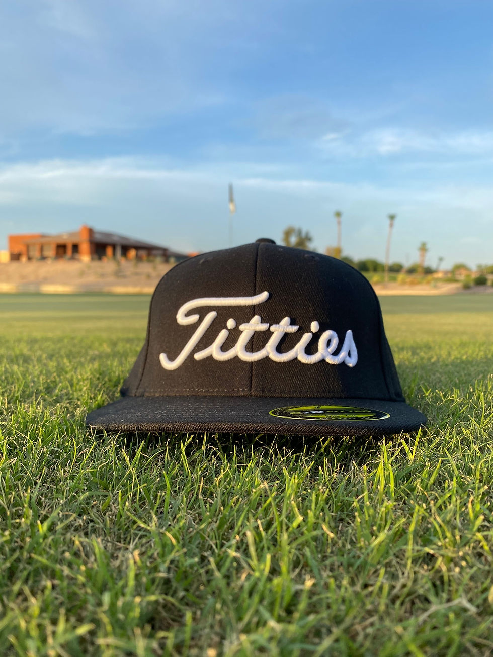 Thumbnail: Titties Golf Hat (Not Titleist) "The next best thing to Golf"