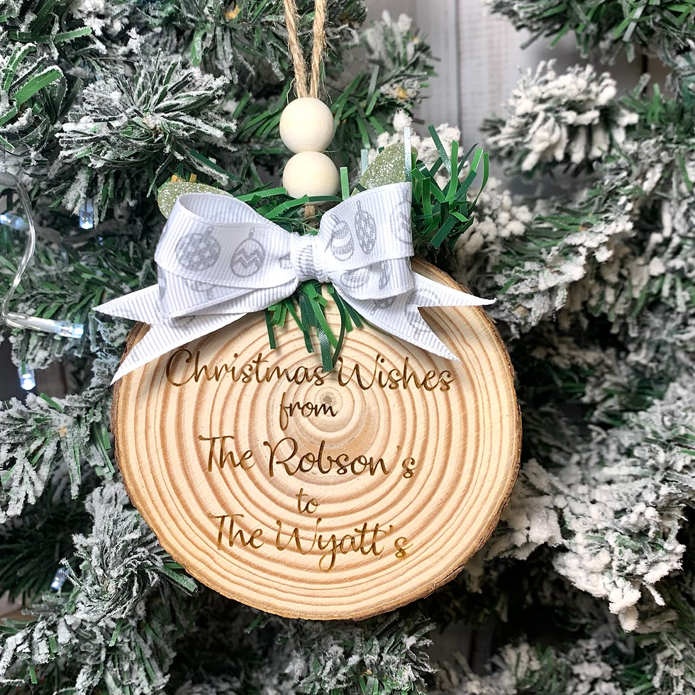Thumbnail: Wood slice bauble 