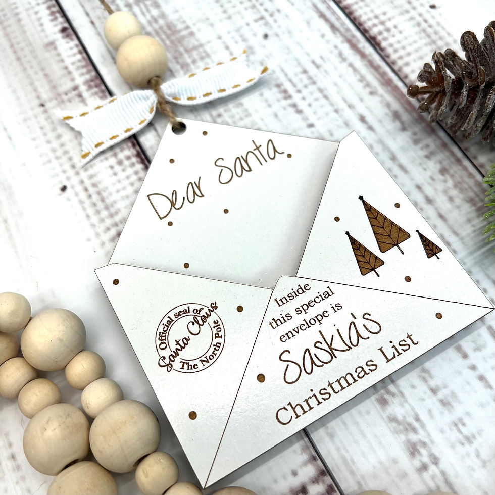 Thumbnail: Letter to Santa Envelope Tree Design
