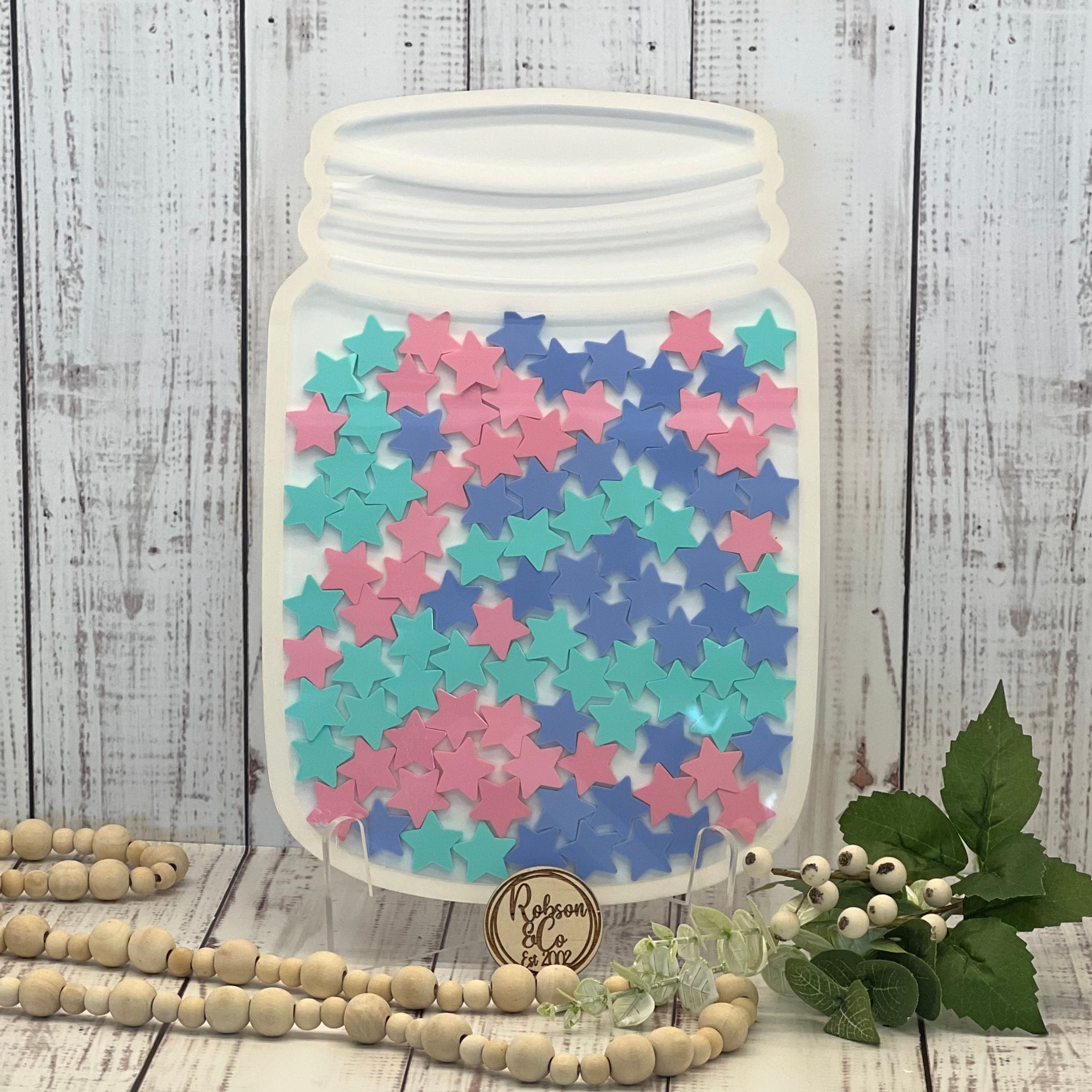Extra Large Reward Jar with Star or Heart