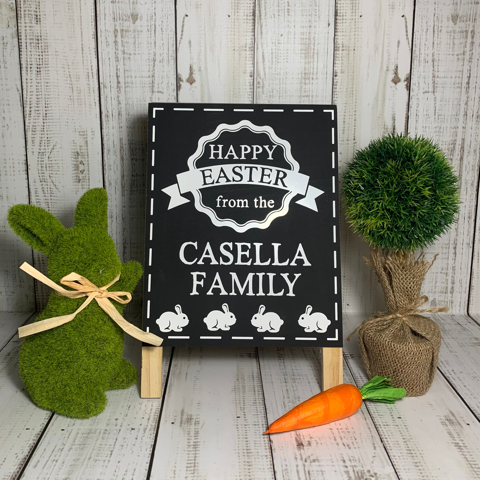 Happy Easter from the.. blackboard Easel