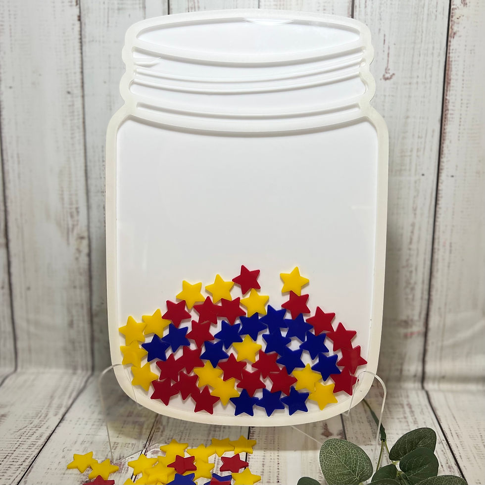 Thumbnail: Extra Large Reward Jar with Stars or Hearts