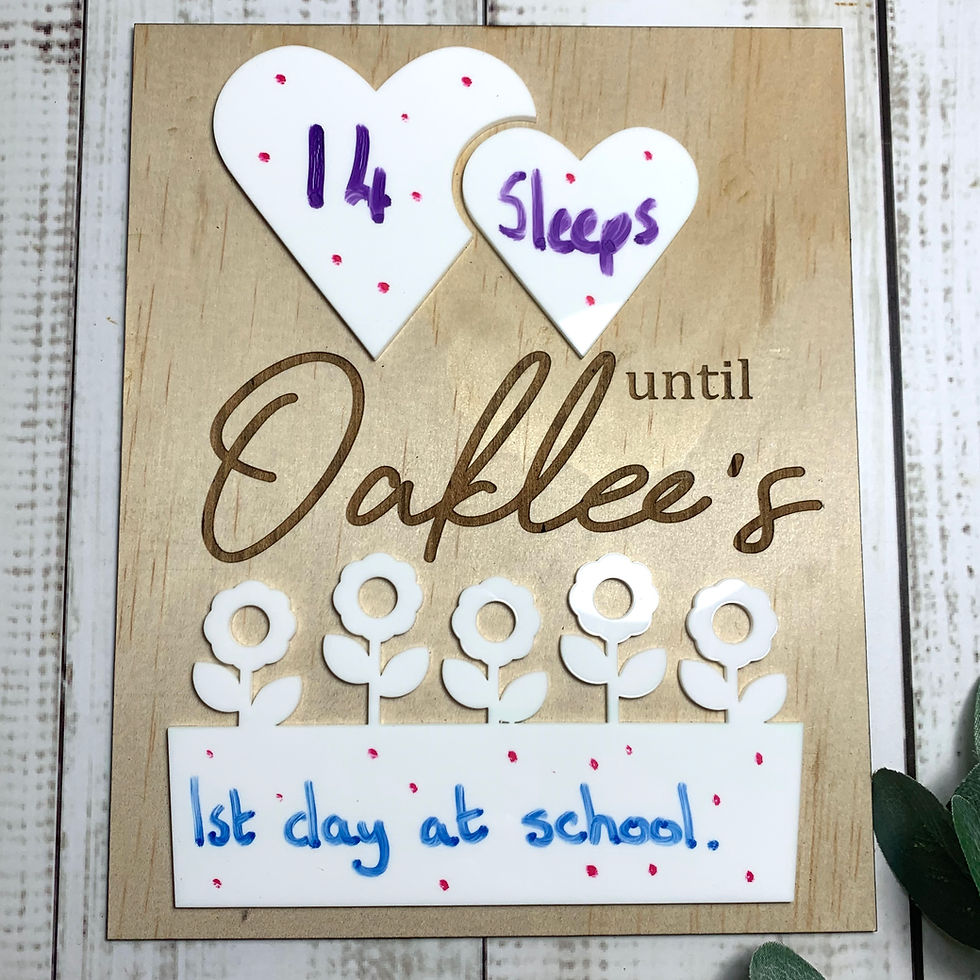 Thumbnail: Hearts and Flowers Count Down Chart