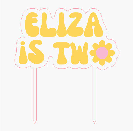 Thumbnail: Daisy Cake Topper
