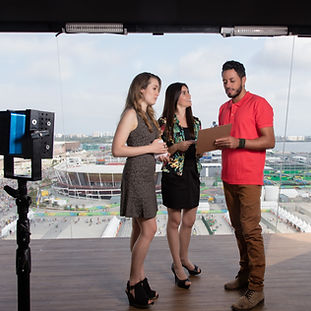 Talk Show Set