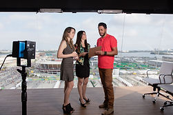 Talk Show Set
