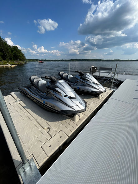 Wave Armor pontoon port. 