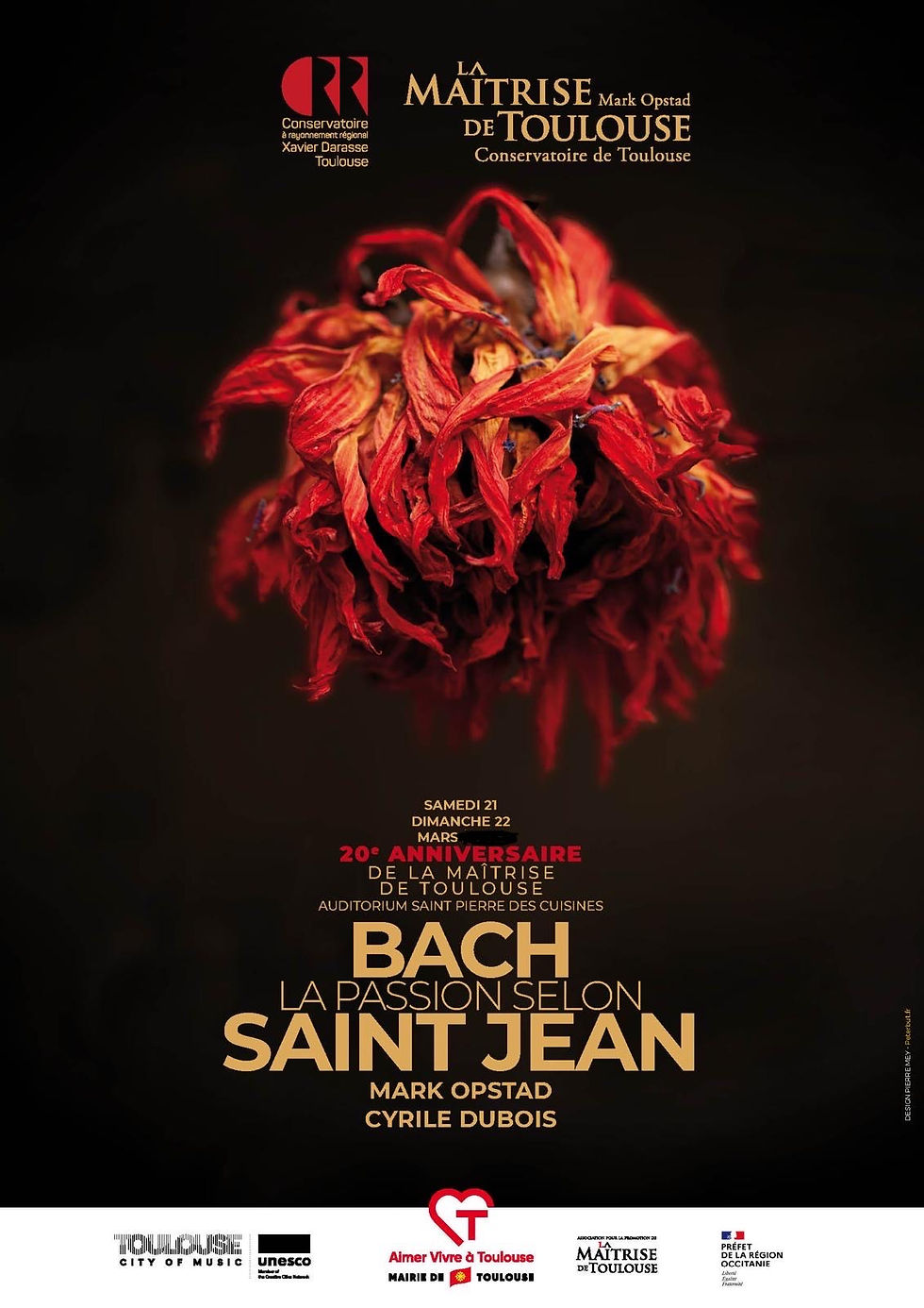 Concert des 20 ans de la Maîtrise : BACH La Passion selon Saint Jean