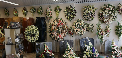 fleurs et tombes
