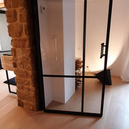 Vitrerie Landrieux Michel Porte retro style atelier