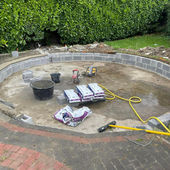 Création d’une terrasse en bois posée sur plots