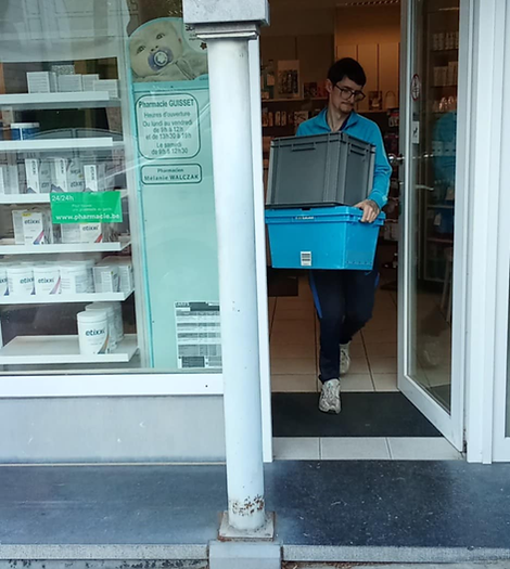 Ramassage produit pharamceutique
