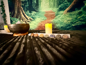 Singing Bowl, Chakra Crystals, Pathways