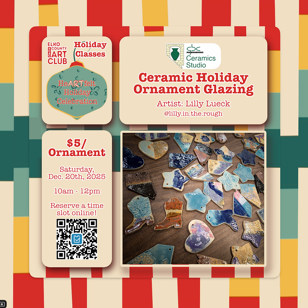 Ceramic Holiday Ornament Glazing with Lilly