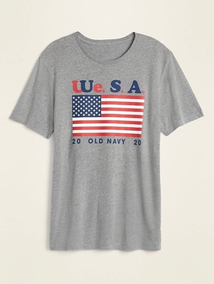 2020 “We.S.A” American Flag Tee For Adults