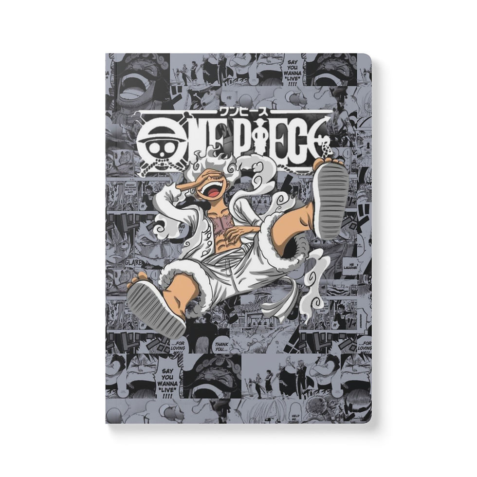Luffy One piece Softcover Journal (with Inside Prints)