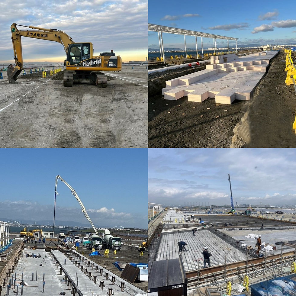 大型基礎工事(EPS工法)