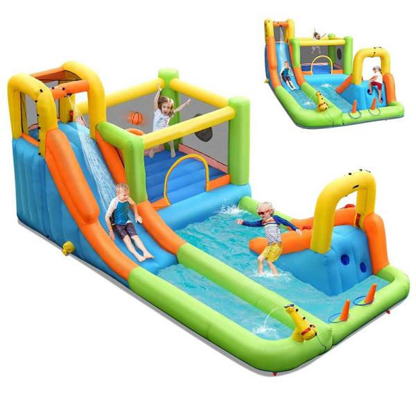 Inflatable Slide and Pool