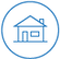House in blue