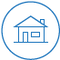 Casa en azul
