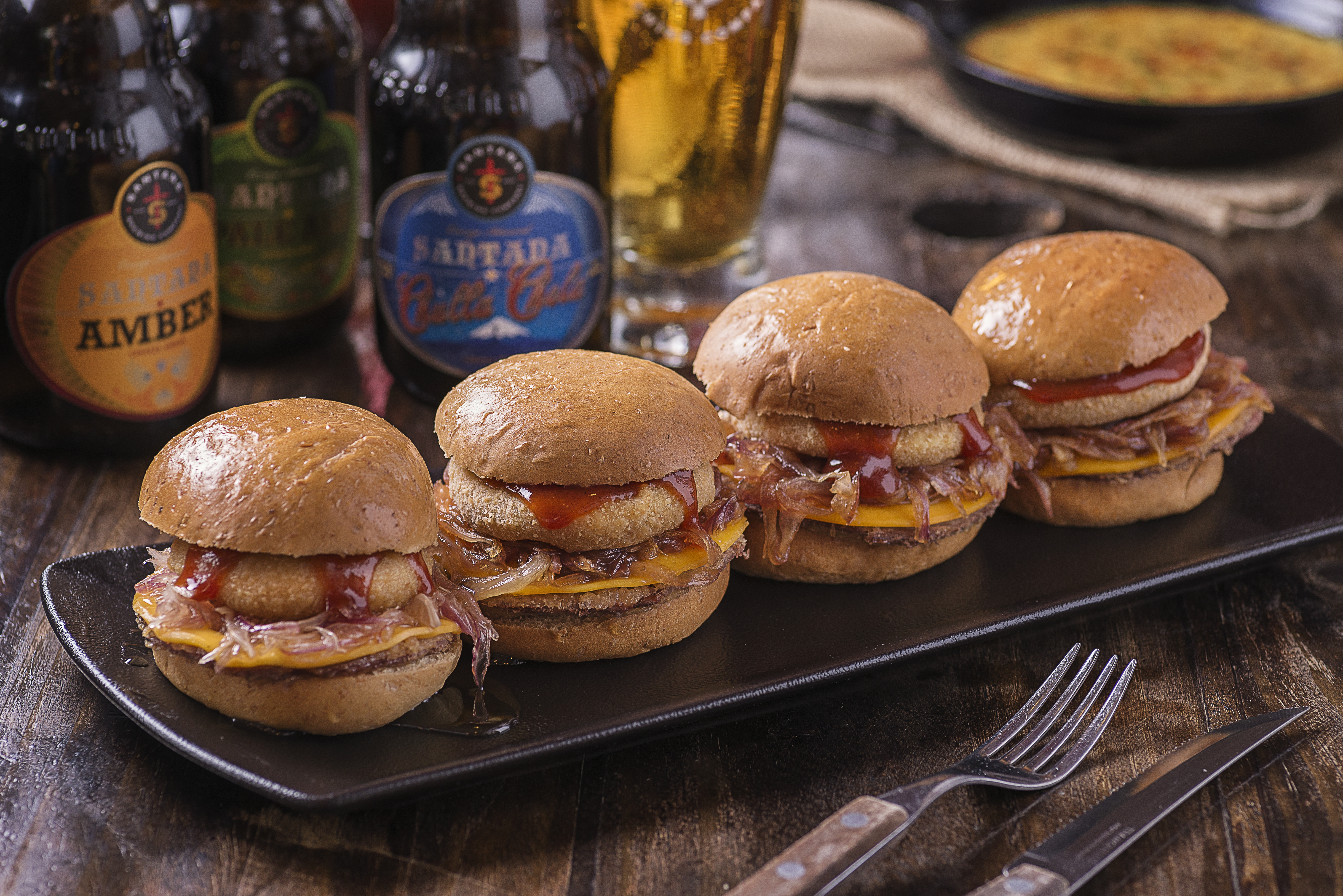 Arranged Food and Objects