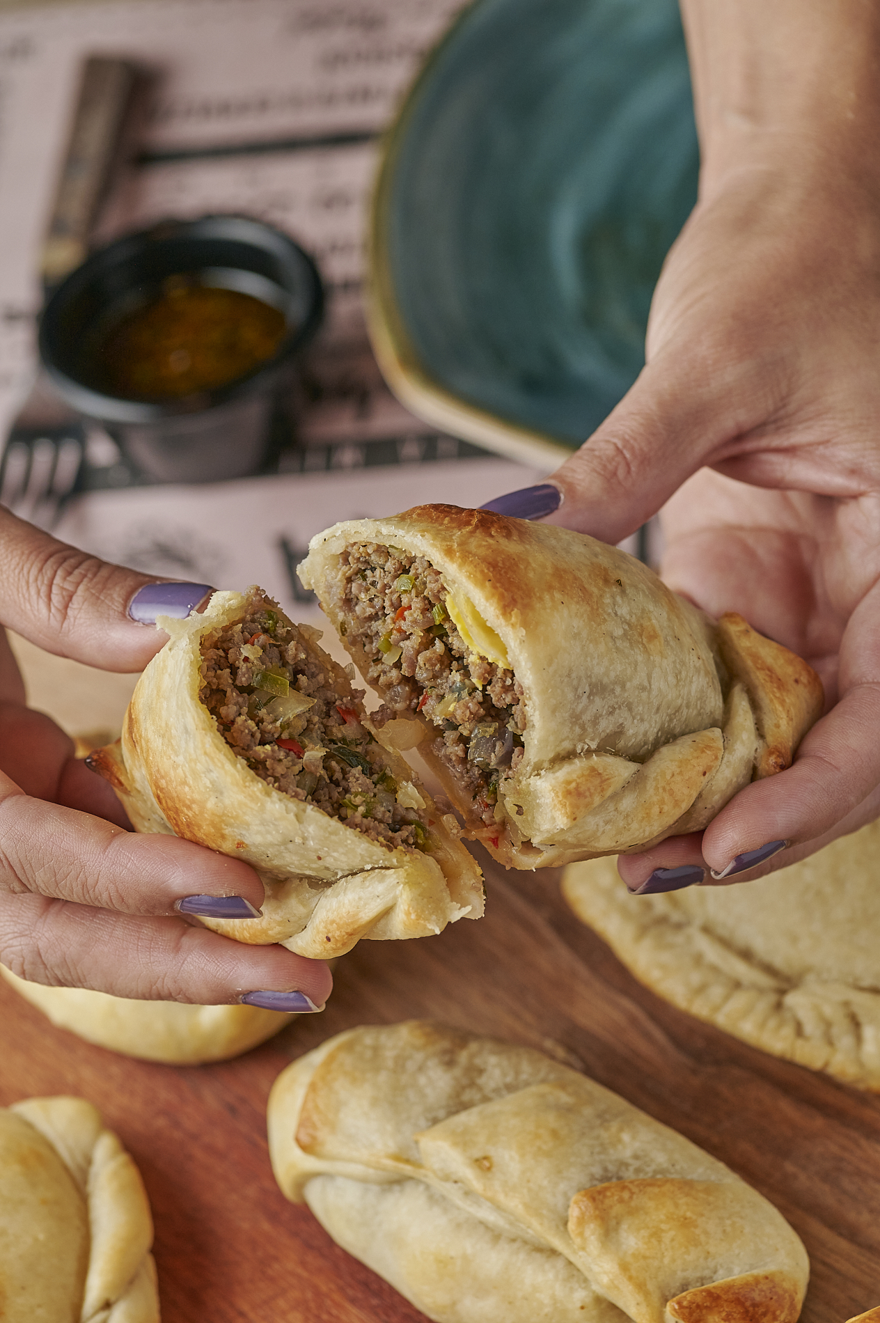 Arranged Food and Objects