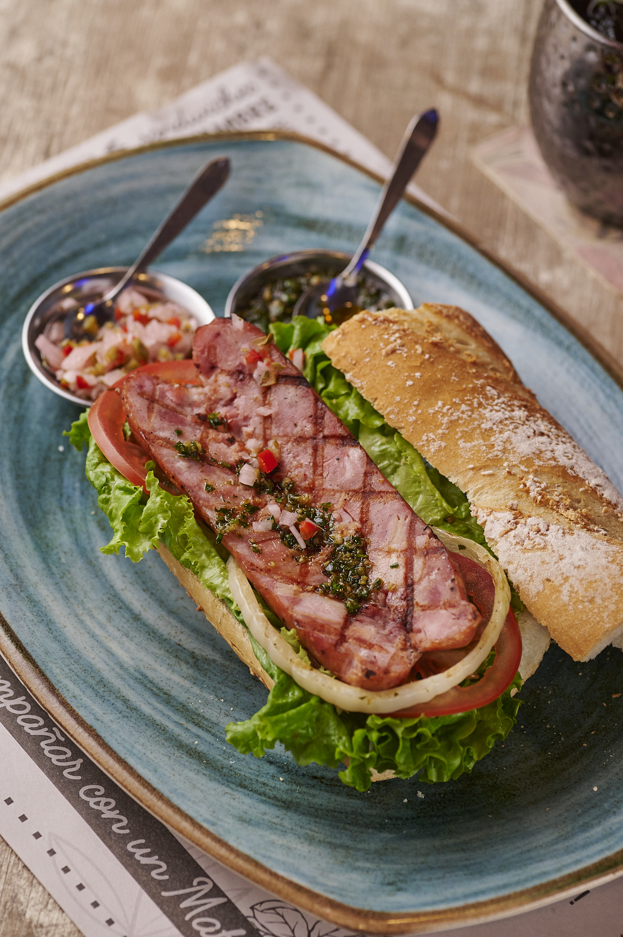 Arranged Food and Objects