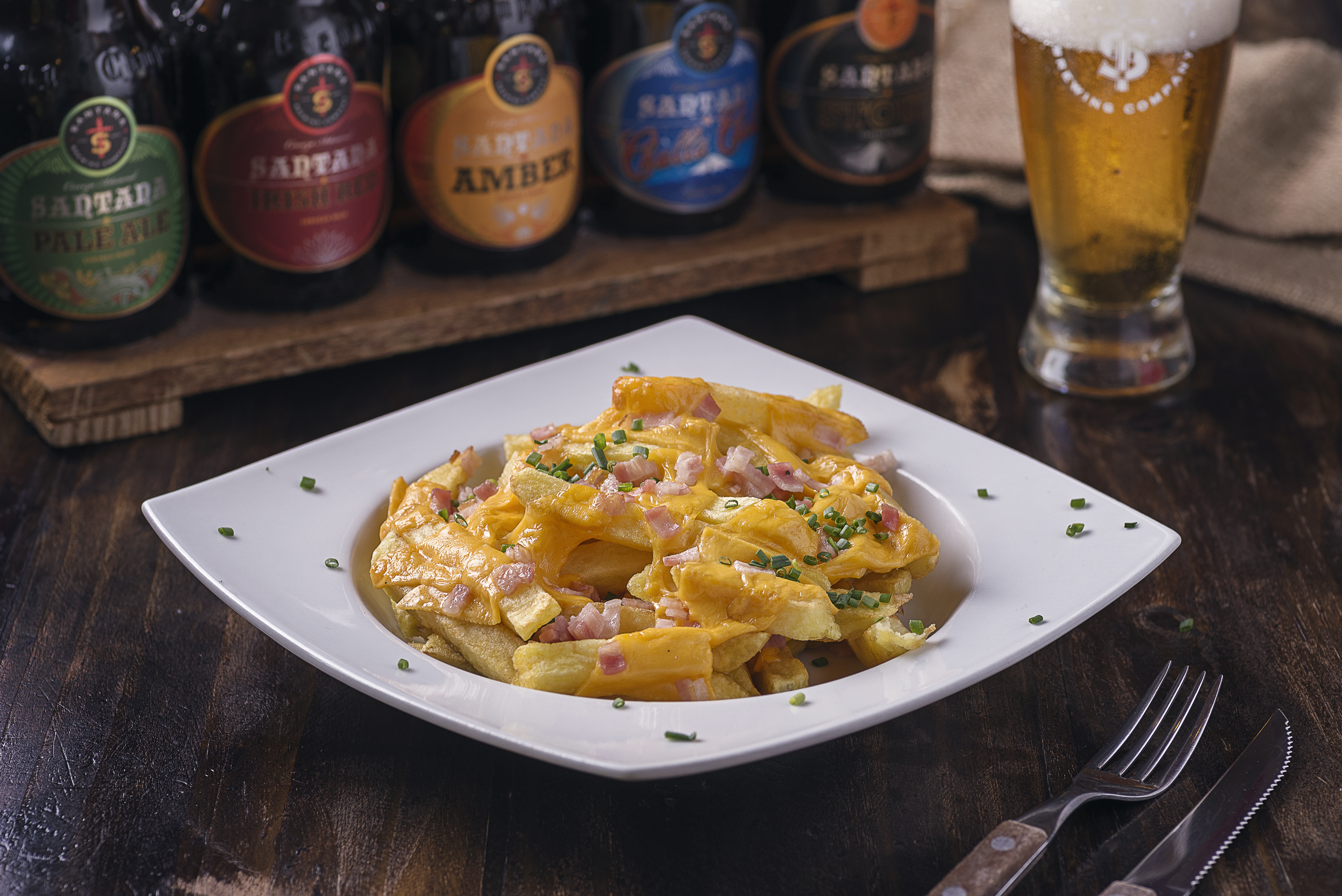 Arranged Food and Objects