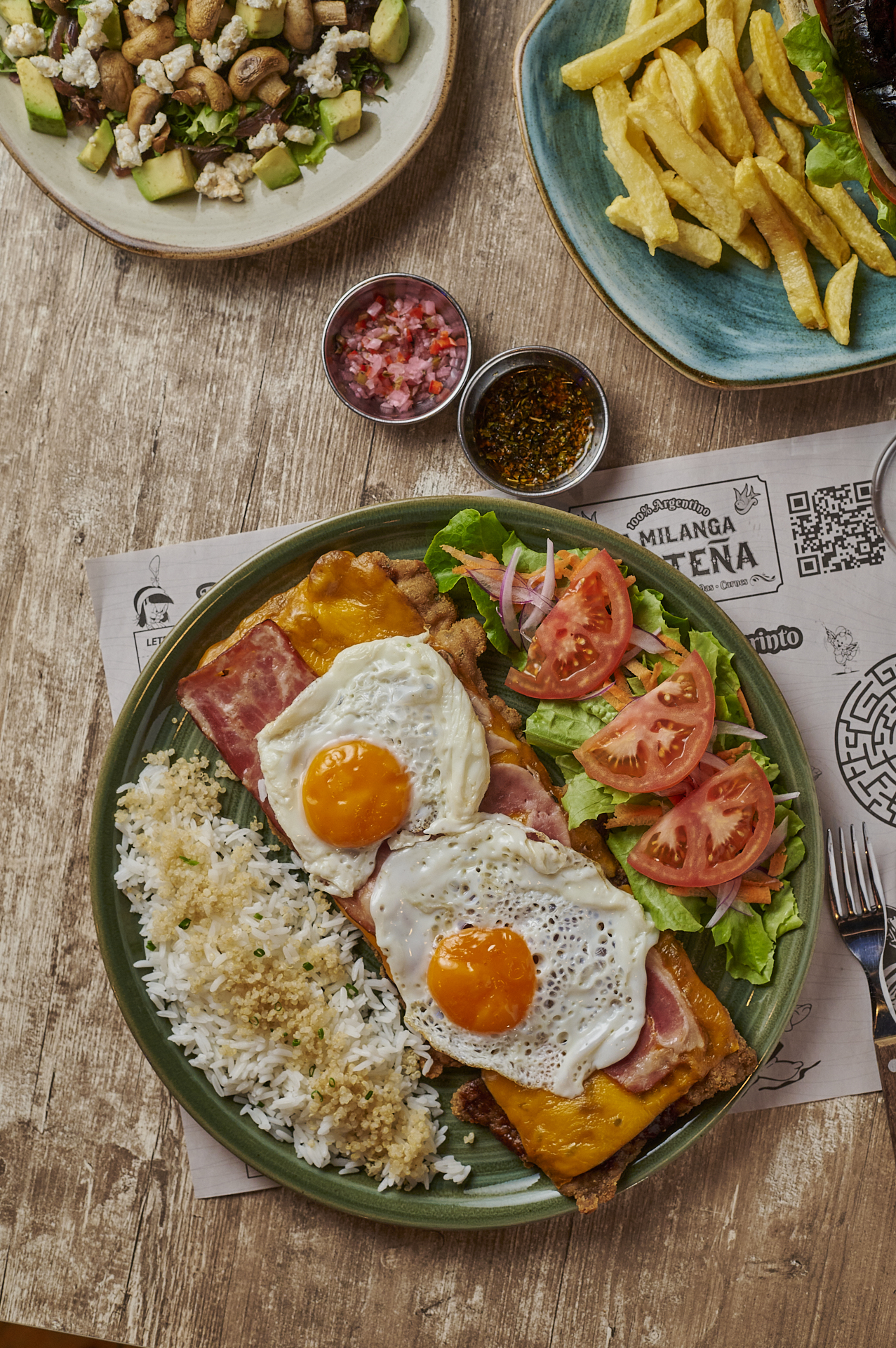 Arranged Food and Objects