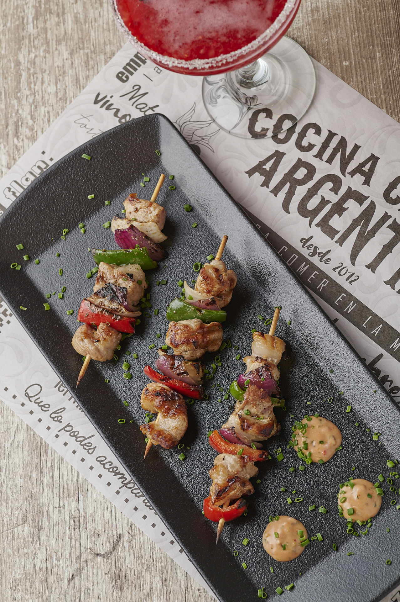 Arranged Food and Objects