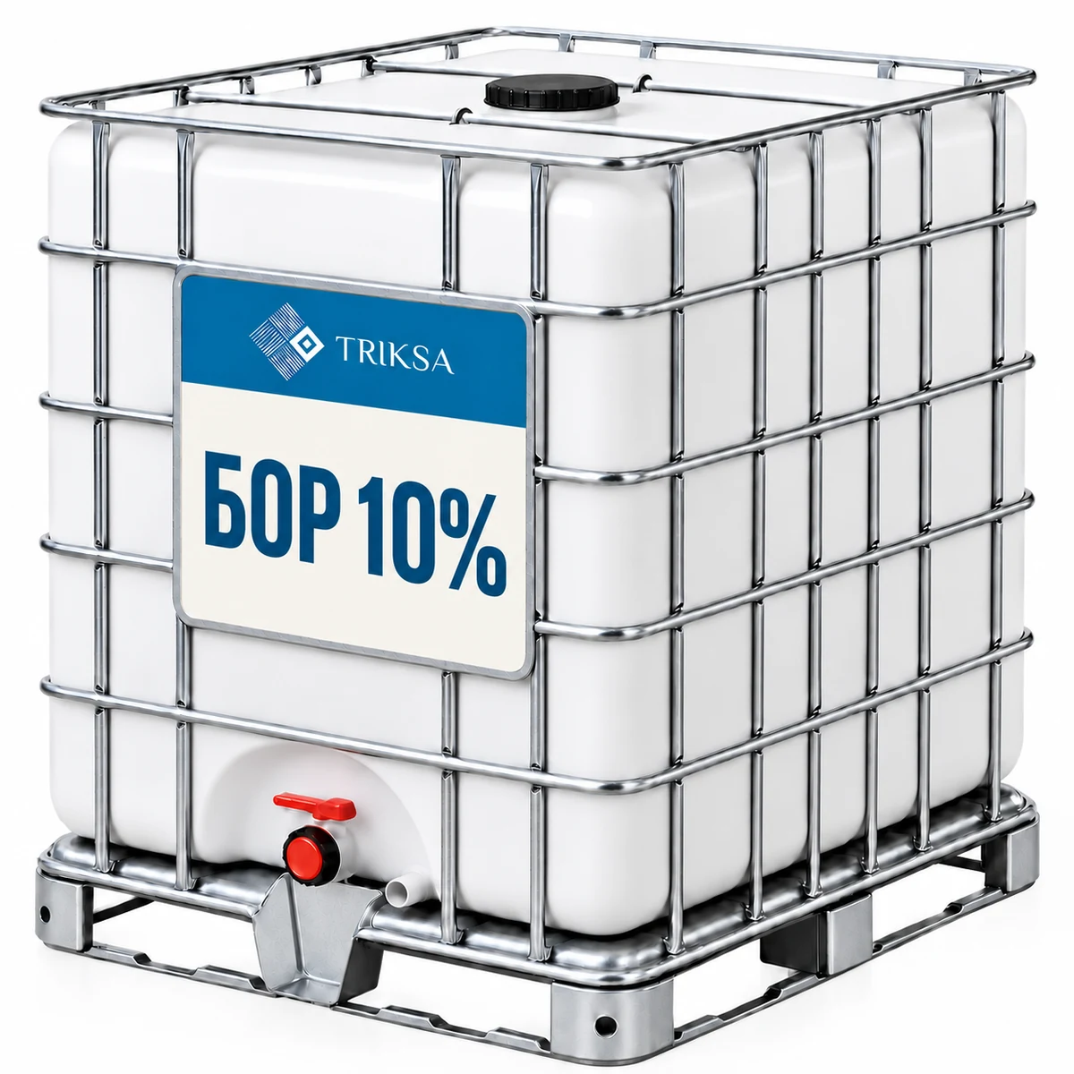 TRIKSA — БОР 10% у промисловій кубовій ємності TRIKSA