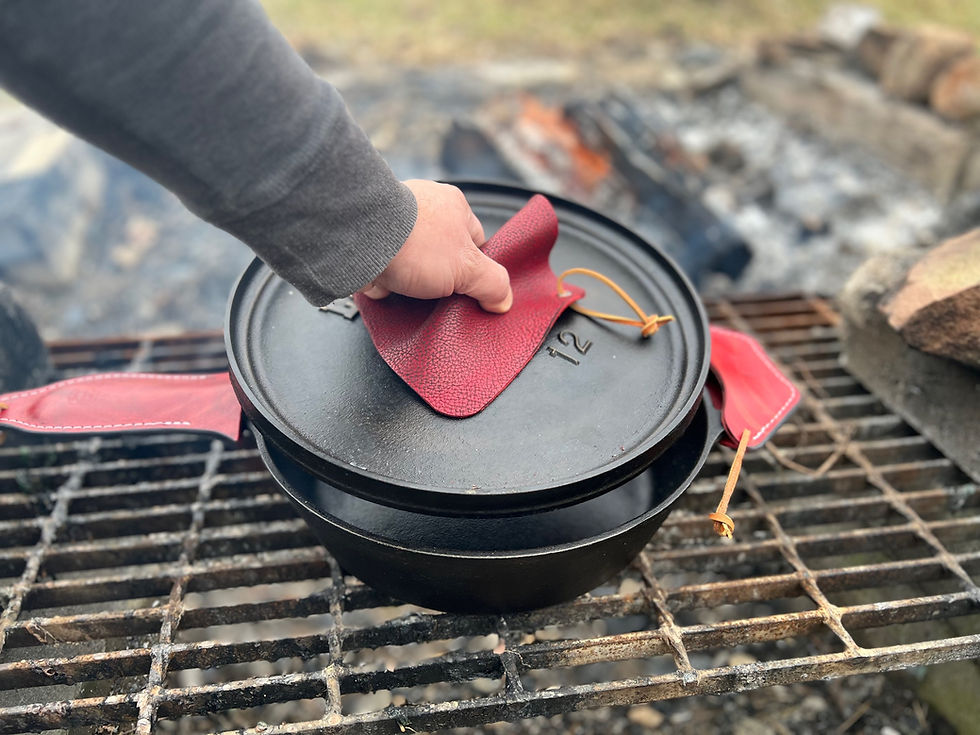 Thumbnail: Cast Iron Leather Set (3 piece)