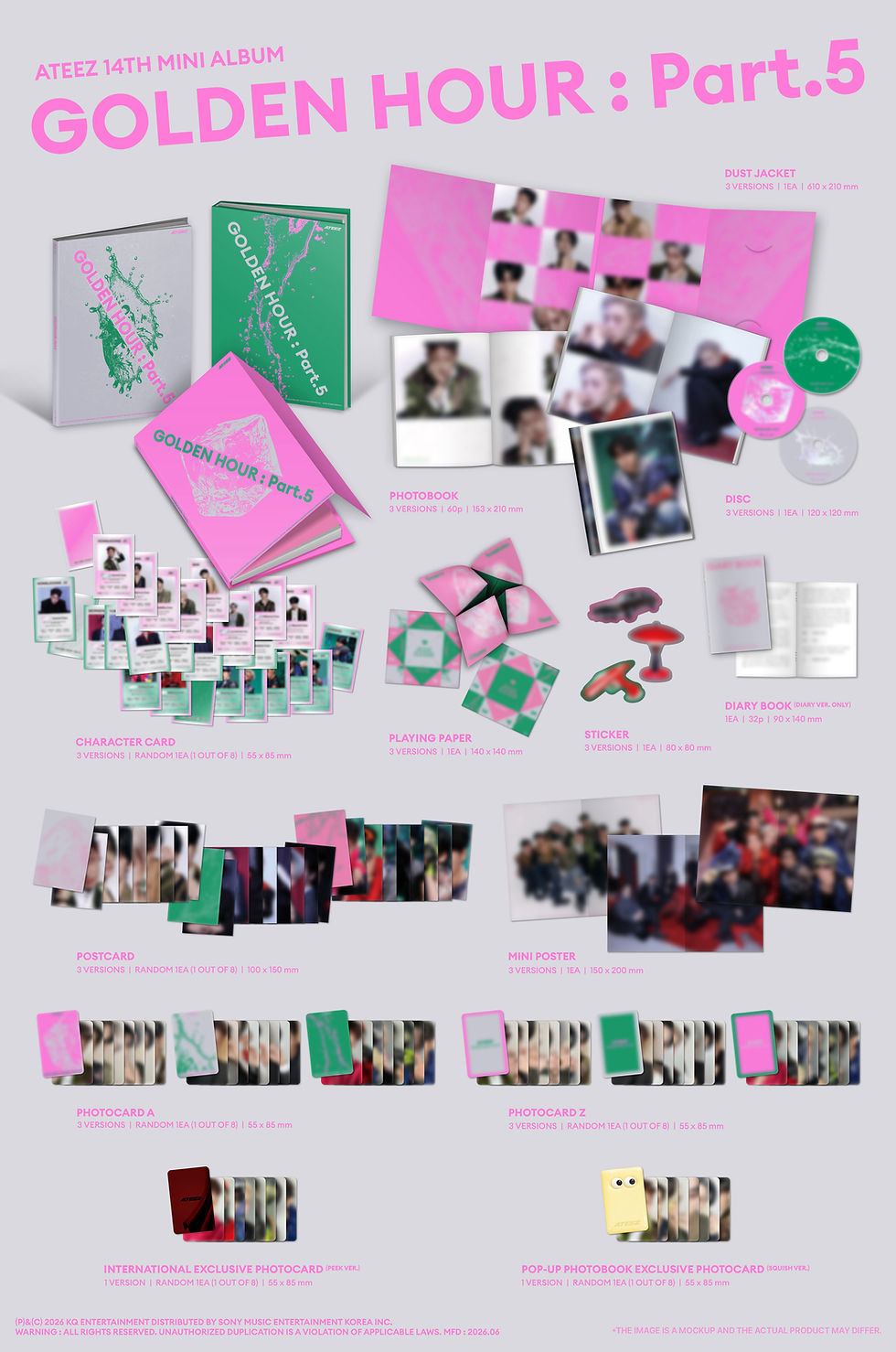 Thumbnail: [PRE-ORDER] ATEEZ GOLDEN HOUR : Part.5 - hello82 POP-UP Exclusive 